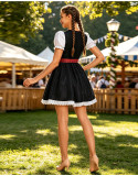 Women's Bavarian German Beer Festival Costume Oktoberfest Maid Dress