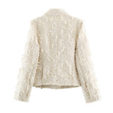 Fashion Stand Collar Blazer Jacket Top