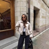 Women's Puffy Zip-Up Jacket