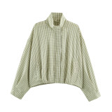 Women's Plaid Flannel Pilot Jacket