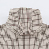 Women's Plaid Hooded Jacket