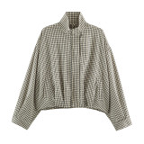 Women's Plaid Flannel Pilot Jacket