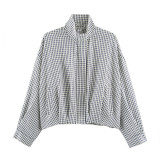 Women's Plaid Flannel Pilot Jacket