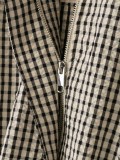 Women's Plaid Flannel Pilot Jacket