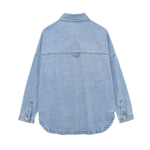Denim Shirt Jacket Women