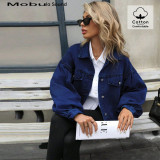 Oversized Casual Denim Jacket Women