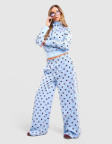 Retro Polka Dot 3-Stripe Tracksuit