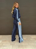 Drawstring Loose Top & Elastic Waist Pants 2-Piece Tracksuit