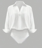 Designer Slim-Fit Shirt Bodysuit