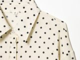 Vintage Polka Dot Longline Shirt