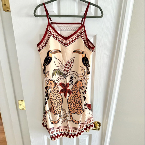 Exquisite Placed Print Cami Dress