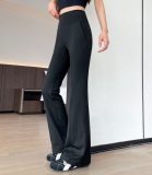 Luxury Double-Side Pocket Micro Flared Pants