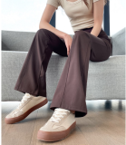 Luxury Double-Side Pocket Micro Flared Pants