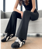 Luxury Double-Side Pocket Micro Flared Pants