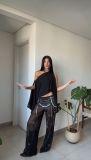 Lightweight Chiffon Asymmetric Shawl