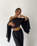 Lightweight Chiffon Asymmetric Shawl