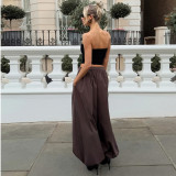 Asymmetric Patchwork Lantern Pants