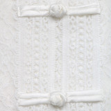 New Chinese Style Stand Collar Frog Button Lace Long Sleeve Shirt for Women