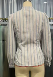 French Style Waist-Defined Casual Summer Shirt for Women