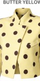 Fashionable Stand-Collar Short Blazer Jacket