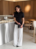 Modern Oriental Stand-Collar Blouse