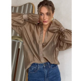 Sheer Long Sleeved Shirt