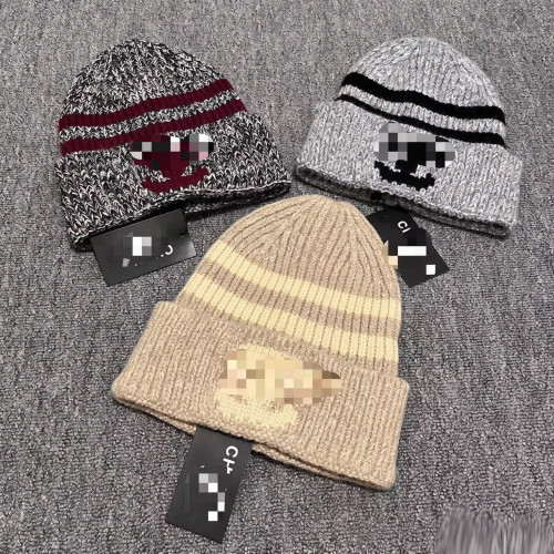 40% Wool Unisex Warm Knit Beanie