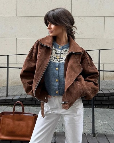 Streetwear Moto Biker Jacket