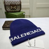 Wool Blend B-Letter Knit Beanie