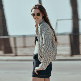 Women's Plaid Flannel Pilot Jacket