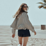 Women's Plaid Flannel Pilot Jacket