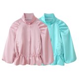 Fashion Casual Two-Color Stand-Collar Jacket