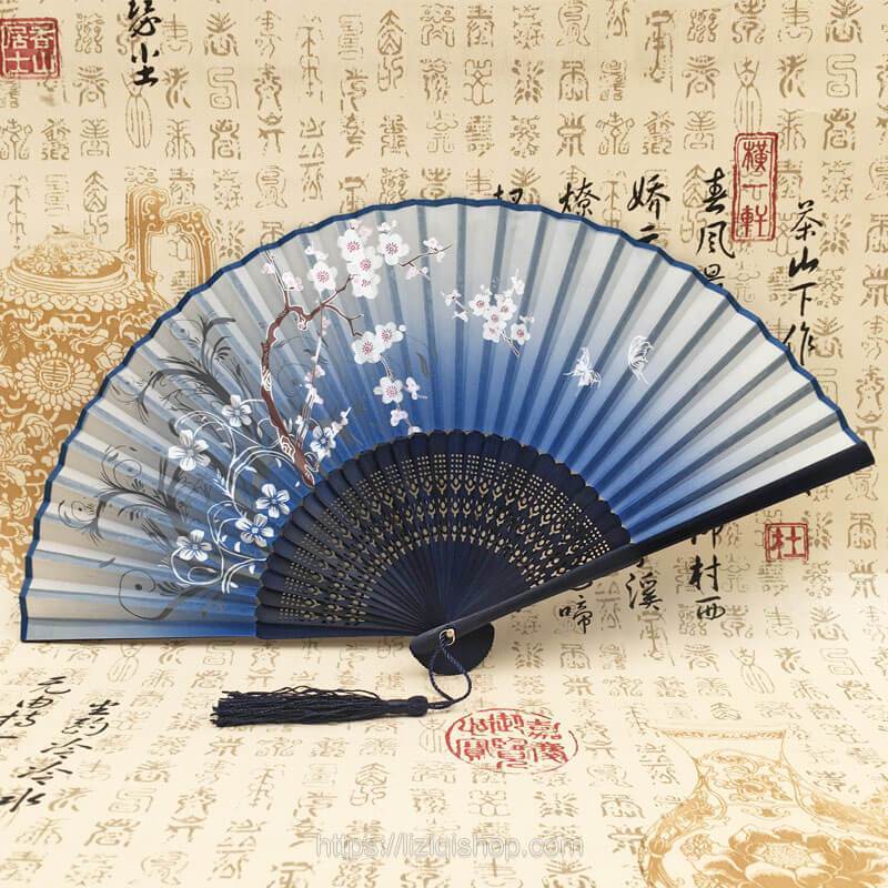 Chinese Paper Folding Hand Fan  Chinese Hand Held Folding Fans - Chinese Fans  Hand - Aliexpress