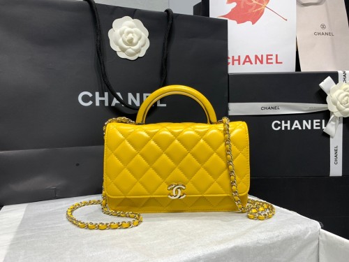 Chanel 22 Yellow Handbag