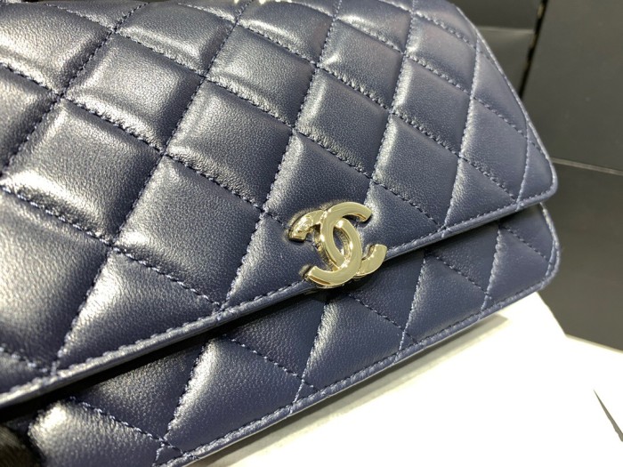 Chanel 22 Blue Handbag