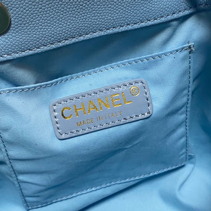 Chanel Always Miss Him Blue Bucket Bag