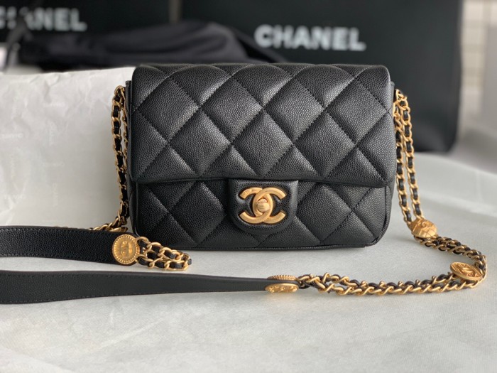 Chanel Black Chain Handbag