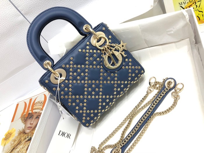 Blue Lady Dior Handbag