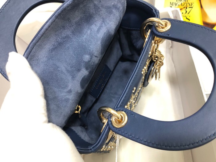 Blue Lady Dior Handbag