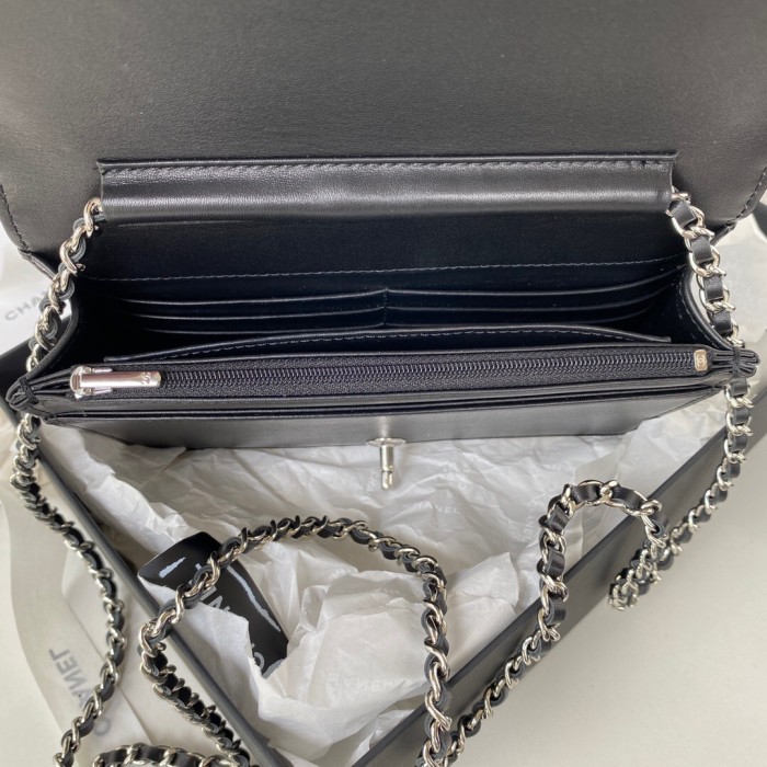 Chanel Black&White Crystal Flap Bag