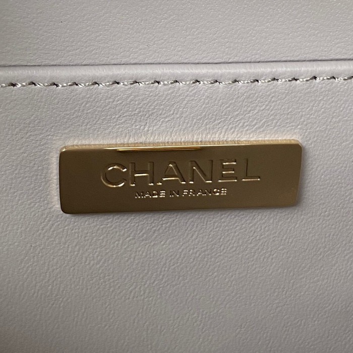 Chanel Gray Make Up Bag