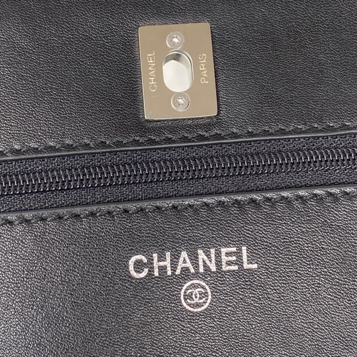 Chanel Black&White Crystal Flap Bag