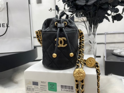 Chanel Black Little Bucket Bag