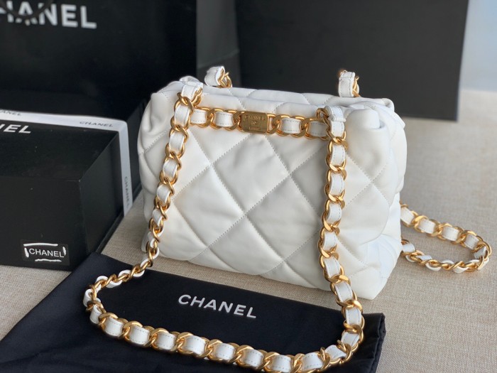 US$ 342.00 - Chanel White Leather Bag - www.heybrandmall.ru