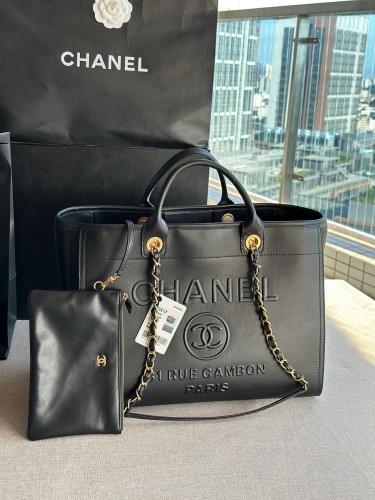 Chanel Leather Large Shopping Bag