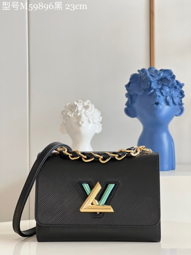 Louis Vuitton Twist Black Handbag