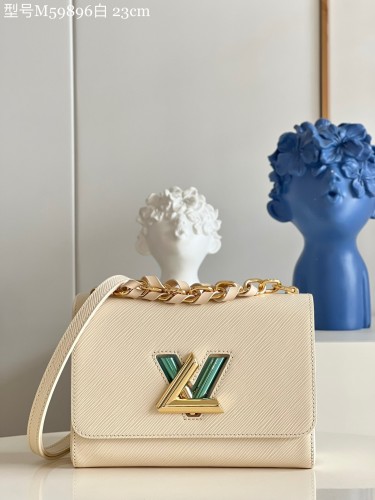 Louis Vuitton Twist White Handbag