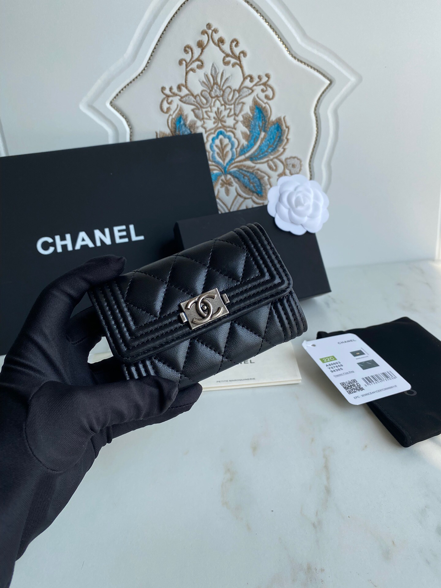 US$ 98.00 - Chanel Leather Wallet - www.gobrandmall.com