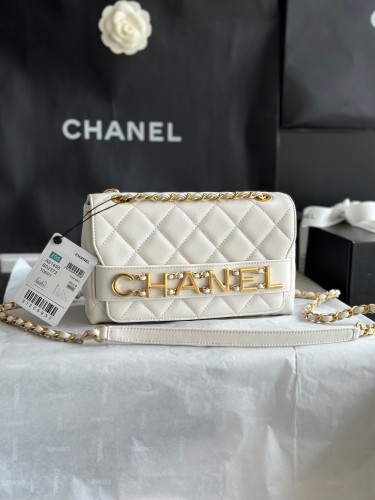 Chanel White Shoulder Cross Body Bag