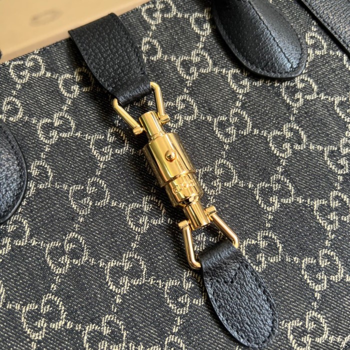 Gucci Black Denim Handbag